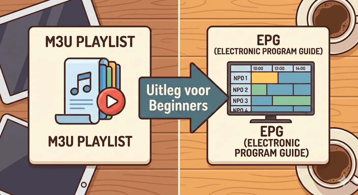 Wat is een M3U Playlist en EPG Uitleg voor Beginners