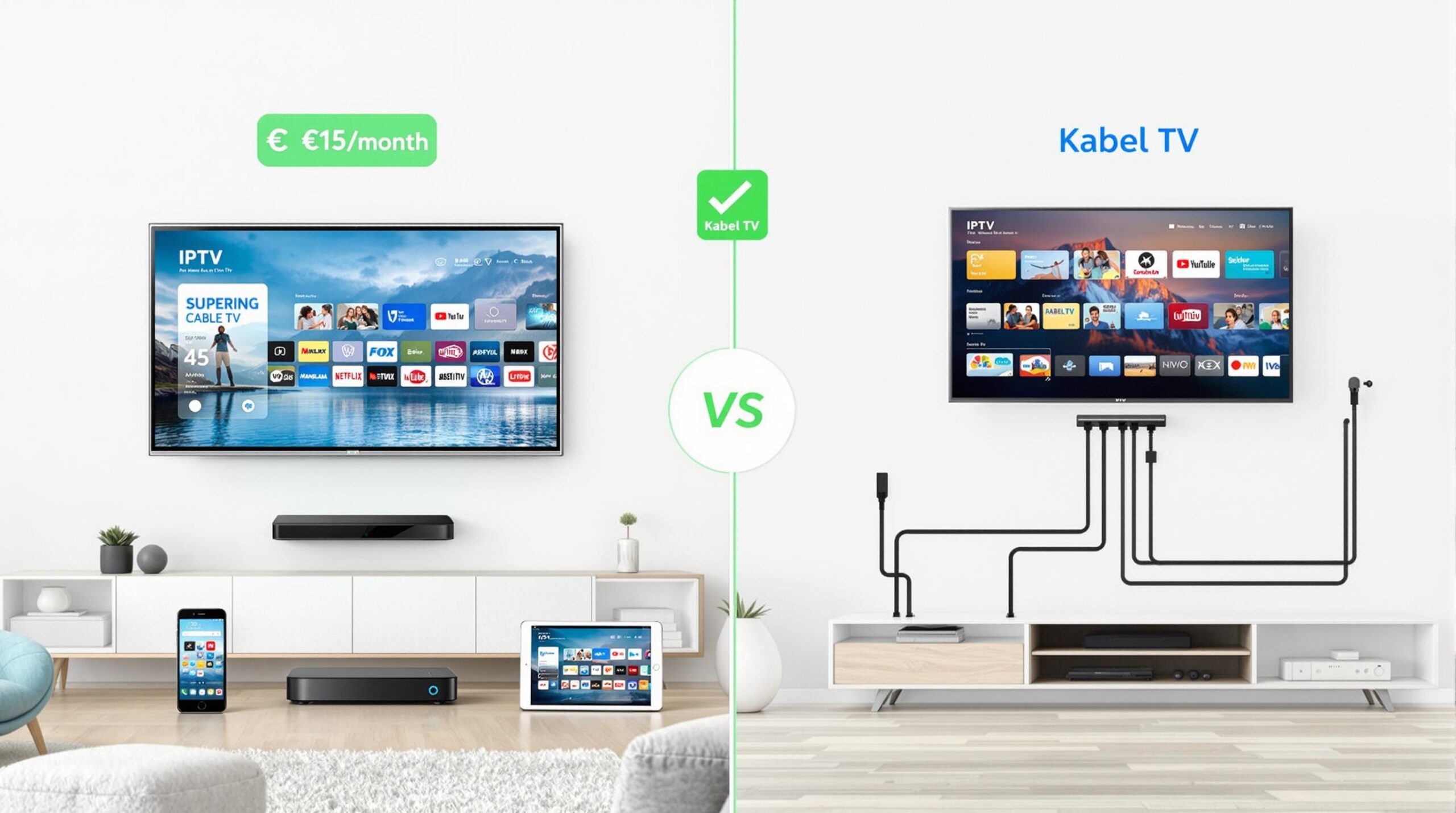 IPTV Kopen versus Kabel TV Waar Bespaar Je Het Meest